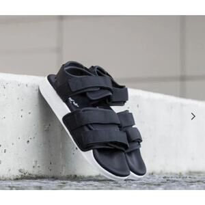 NWT ADIDAS Euro Xclusive ADILETTE Sandal Men 7 UK 6 F 39 Memory Foam Black teva